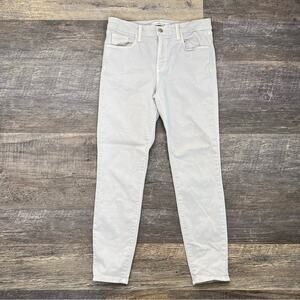 J Brand Gray Capri mid rise frosted amethyst skinny jeans size 28 B183